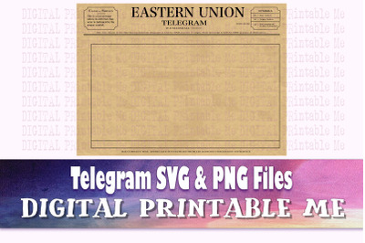 Blank Telegram SVG, Cowboy, Outline Mail, PNG, clip art, Digital file
