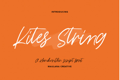 Kites String Handwritten Font