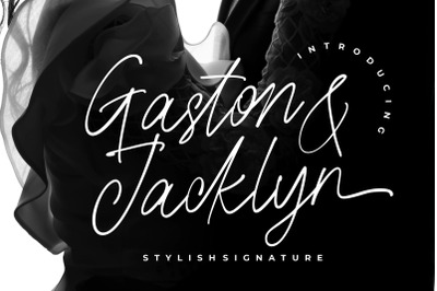 Gaston &amp; Jacklyn Stylish Signature