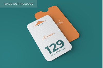 Minimalist Card &amp;amp; Holder Mockup V1