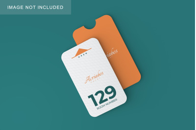 Minimalist Card &amp;amp; Holder Mockup V2