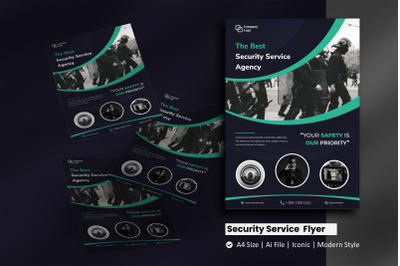 Security Company Flyer Template