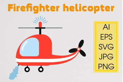 Firefighter helicopter