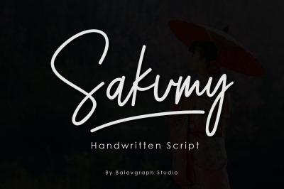 Sakumi Handwritten Script Font