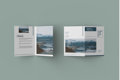 A5 Bifold Brochure Mockup