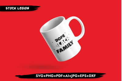 Dope Black Family SVG