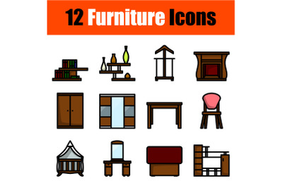 Furniture Icon Set