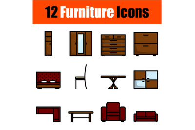 Furniture Icon Set