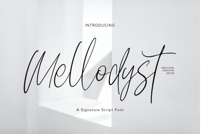 Mellodyst Signature Font