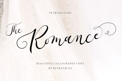 The Romantic - Wedding Font