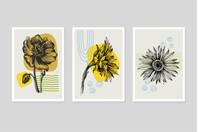 Sunflower wall art printable