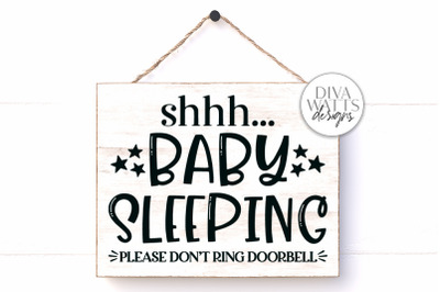 Baby Sleeping SVG