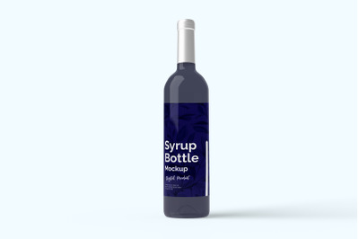 Syrup Bottle Mockup