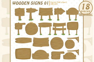 Cute WOODEN SIGN clipart, Board&nbsp;clip art, Blank wooden borders