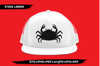 Black Crab Eyes SVG