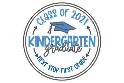 Kindergarten Graduate SVG | Graduation Shirt | 2021 DXF and more