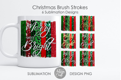 Brushstroke background, Christmas theme