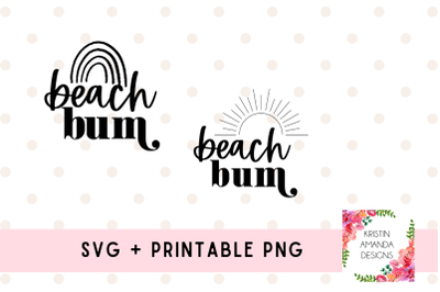 Beach Bum SVG Summer Bundle