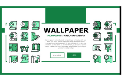 Wallpaper Interior Landing Header Vector