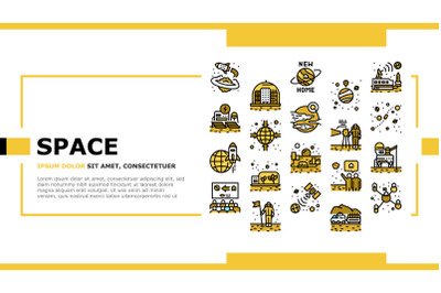 Space Base New Home Landing Header Vector