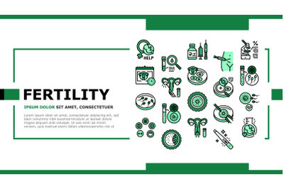 Fertilization Treat Landing Header Vector