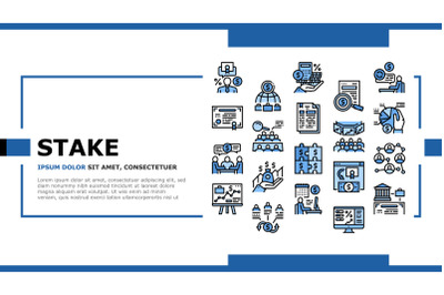 Stakeholder Business Landing Header Vector