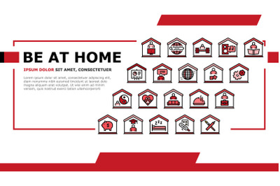 Home Training Course Landing Header Vector