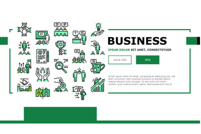 Business Situations Landing Header Vector