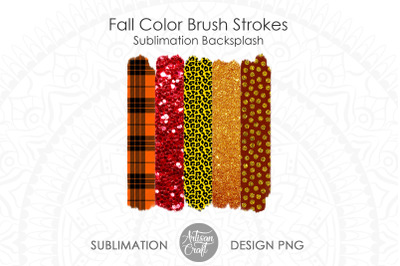 Brush stroke PNG, fall sublimation designs