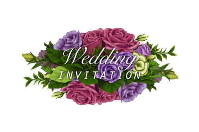 Wedding-flowers-hand-painting-vector