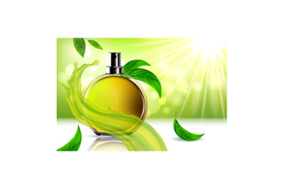 Perfume Aroma Creative Promotional Poster Vector