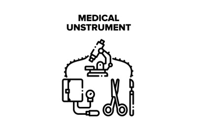 Medical Instrument Equipment Vector Concept Color