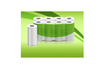 Paper Towels Creative Promotional Poster Vector