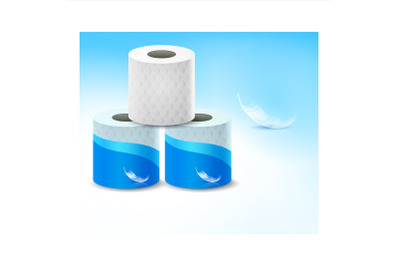 Toilet Paper Creative Promotional Banner Vector