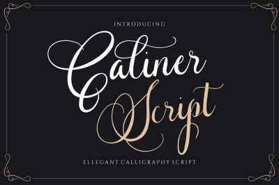 Caliner Script - Wedding Calligraphy