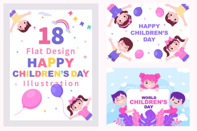 18 Happy Children&#039;s Day Illustration