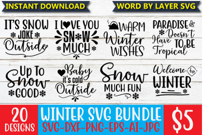 Winter SVG Bundle