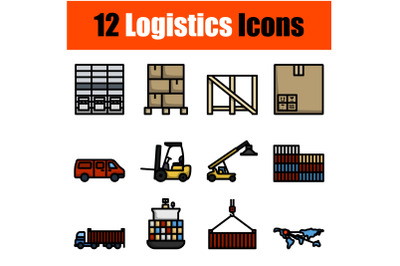 Logistics Icon Set