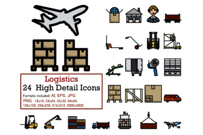 Logistics Icon Set