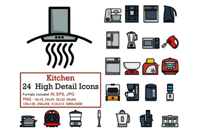 Kitchen Icon Set