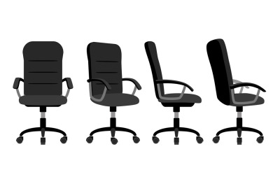 Office chair front and back