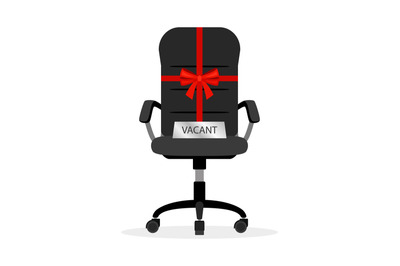 Vacant office chair