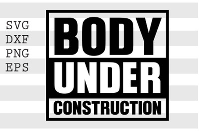 Body under construction SVG