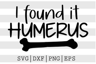 I found it humerus SVG