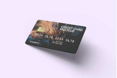 Realistic Credit Card Mockup Template