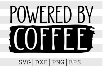 Powered by coffee SVG