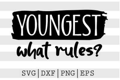 Youngest what rules SVG