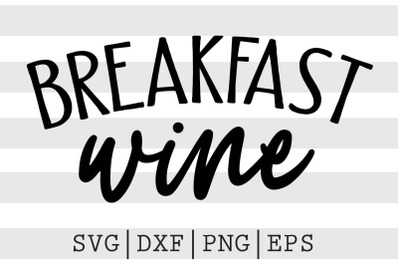 Breakfast wine SVG