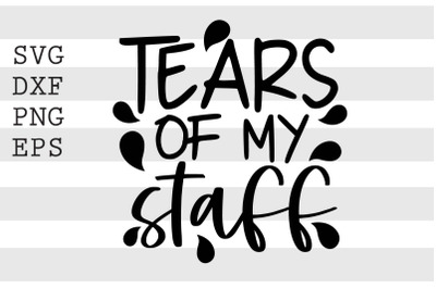 Tears of my staff SVG