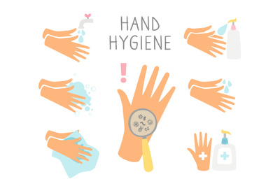 Personal hand daily hygiene